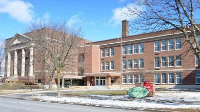 Senior Apartments near Watkins Glen NY thumbnail image of watkins glen school apartments exterior view from two plus four management