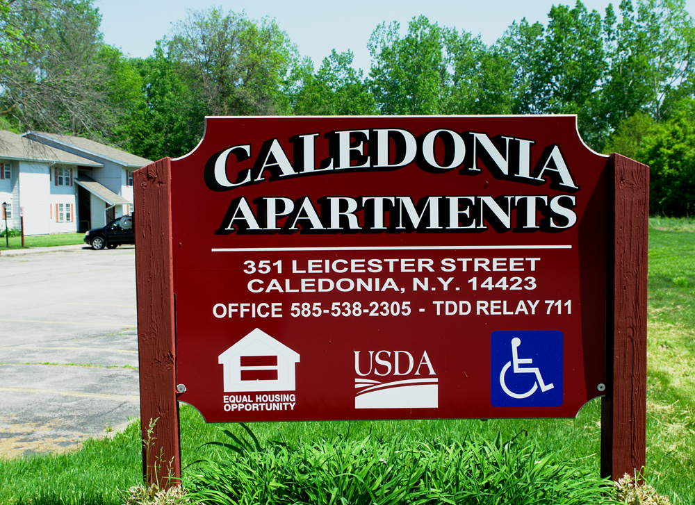 property management company syracuse ny image of welcome sign for caledonia apartments