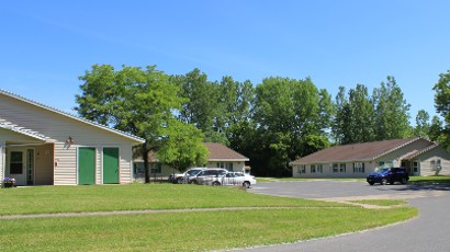 apartments for rent near Auburn NY exterior thumbnail street view image of Elaine Estates managed by Two Plus Four Management