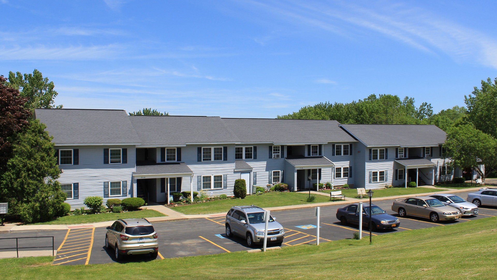 senior apartments near cato ny exterior image of hillview terrace apartments with off street parking from two plus four management