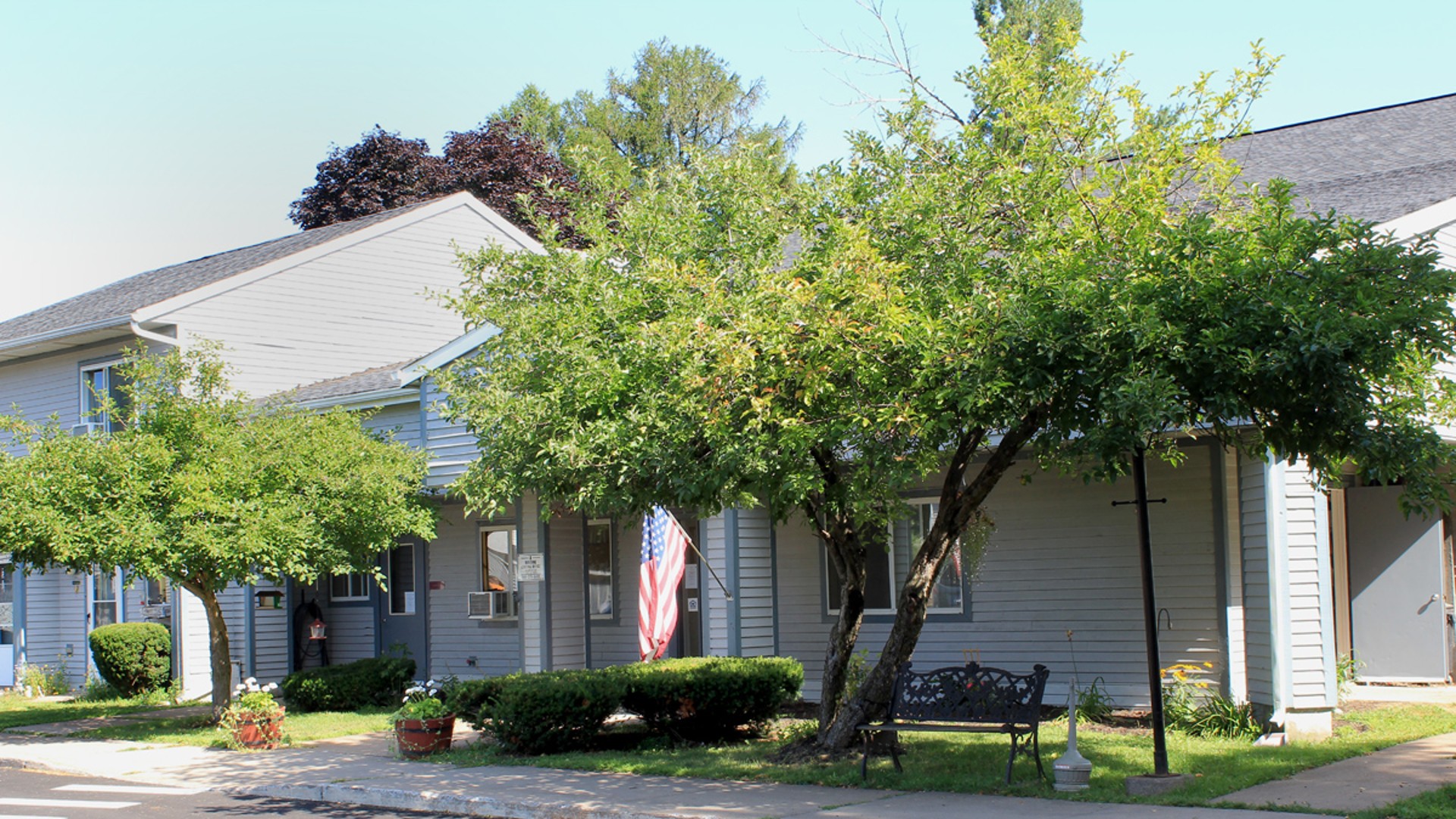 Apartments near Lowville NY image of lewis and lowville heights family apartments back entrance from two plus four management