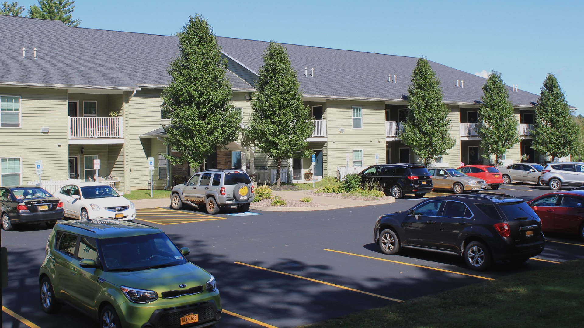 Senior Apartments near Central Square NY exterior image of waterworks landing from two plus four management