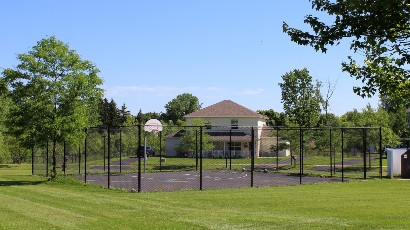 townhomes near auburn ny thumbnail image of Greenview Hills family apartments basketball court from two plus four management