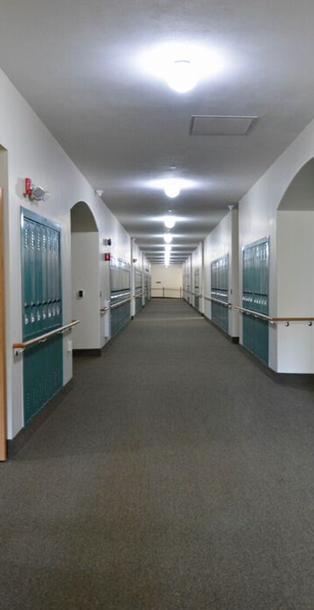 Senior Apartments near Watkins Glen NY image of watkins glen school apartment hallway from two plus four management