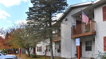 Senior Apartments near DeRuyter NY thumbnail image of DeRuyter Senior Apartments street view from Two Plus Four Management