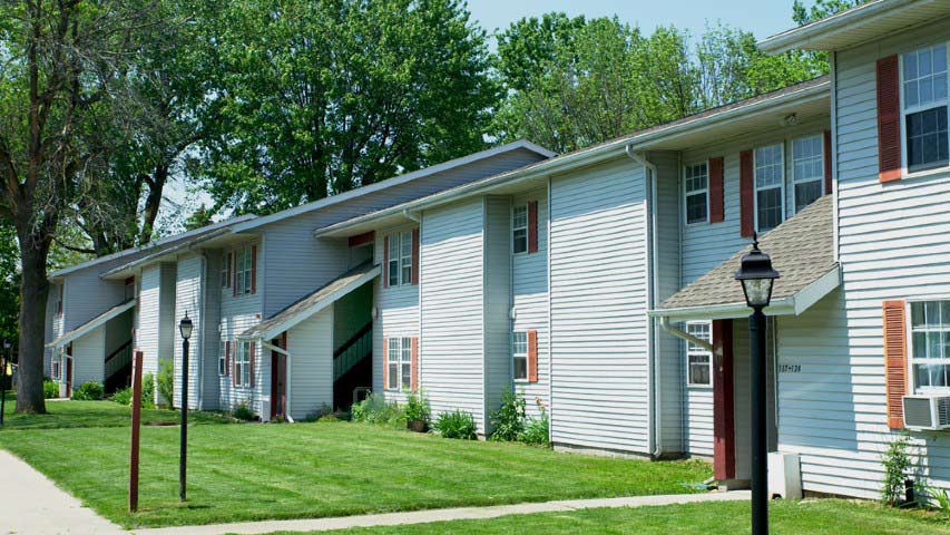 apartments near caledonia ny exterior view of caledonia apartments from two plus four management