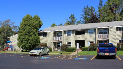 apartments near oswego ny thumbnail image of wine creek II and III family apartments building with parking from two plus four management