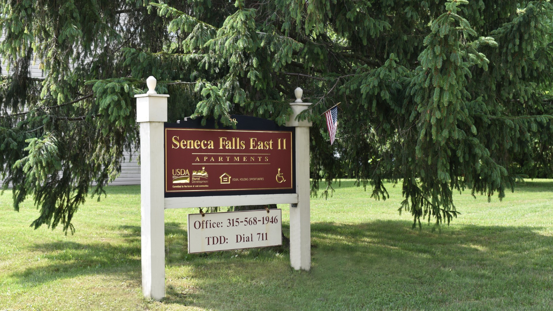 rent apartments near seneca falls ny image of family apartments outdoor sign usda accessible office 315-568-194 TDD-711 from two plus four management