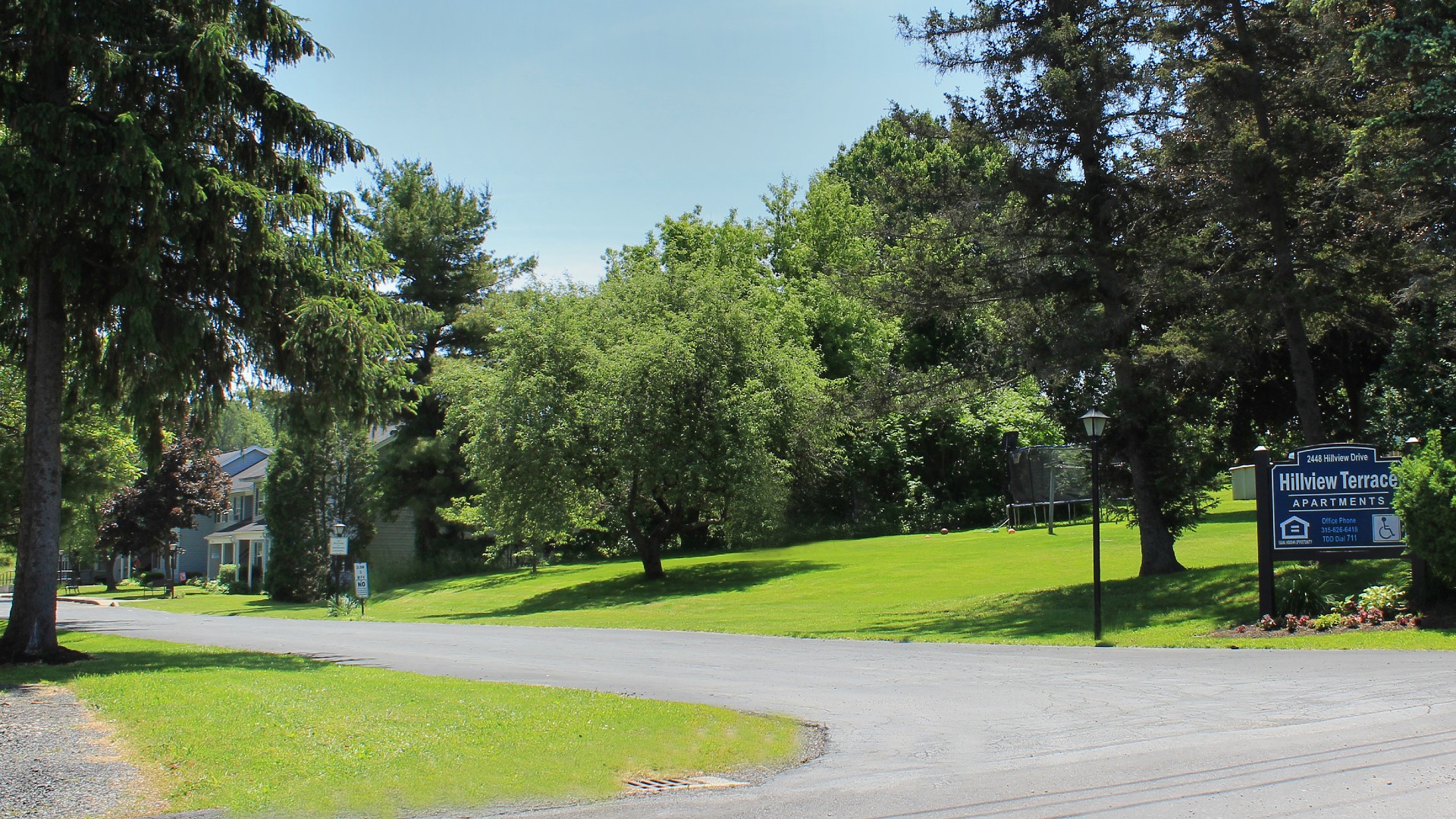 senior apartments near cato ny image of hillview terrace apartments and welcome sign from two plus four management