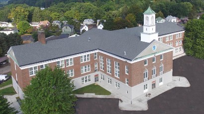 Senior Apartments near Sidney NY thumbnail image of sidney municipal senior apartments exterior view from two plus four management